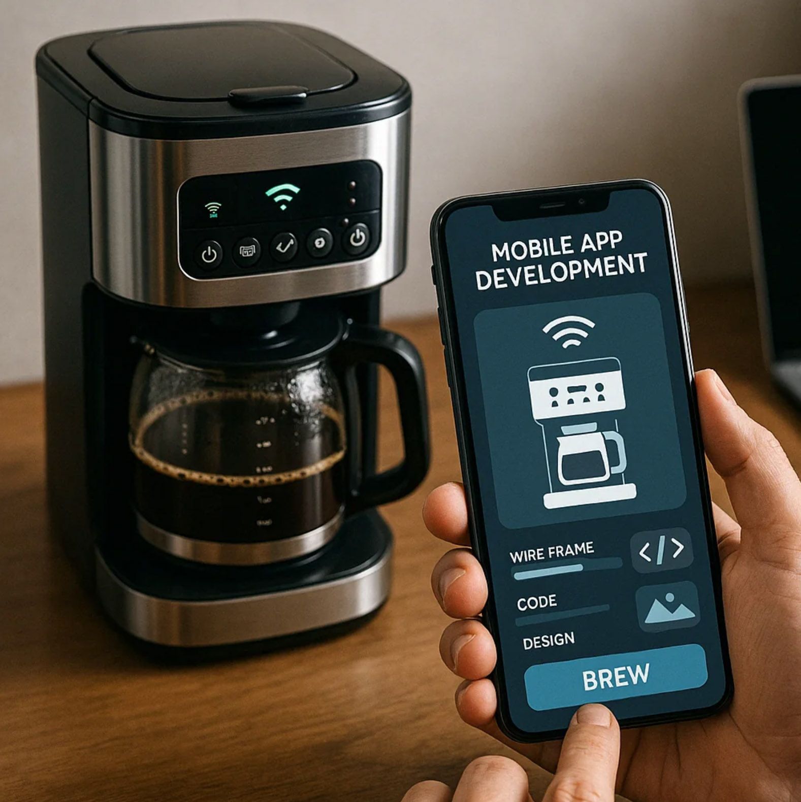 mobile app developing for coffee maker.jpg
